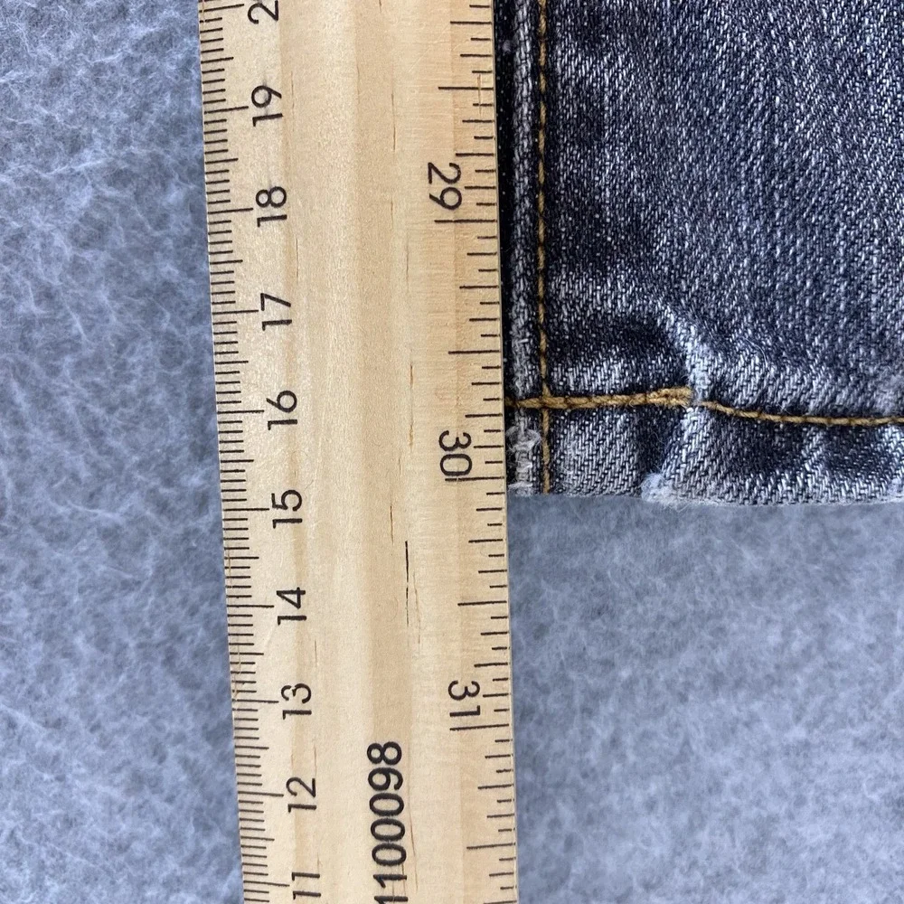 Y2K Gap 1969 Jeans Mens 34x30 Grey Low Rise Boot Fit Japanese Denim Button Fly - Picture 16 of 16